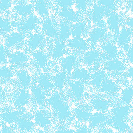 Abstract seamless pattern of blue spots on a white background.のイラスト素材