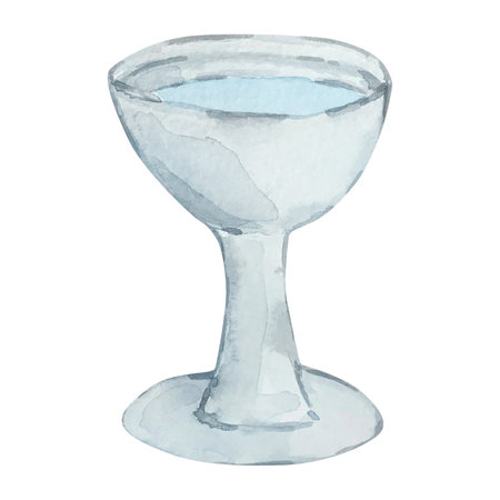 Watercolor easter cup for design invitations and cardsの写真素材