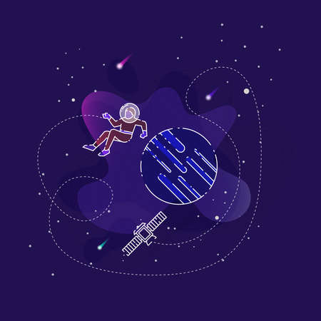 Open space scene.のイラスト素材