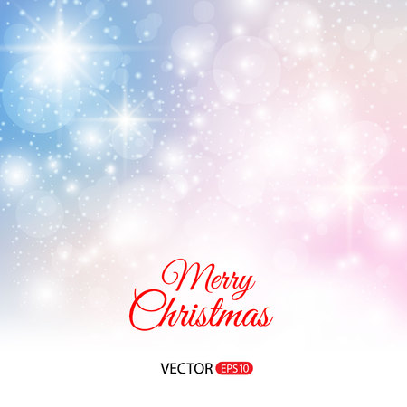 Elegant Christmas background with lights. Vector Illustration.のイラスト素材