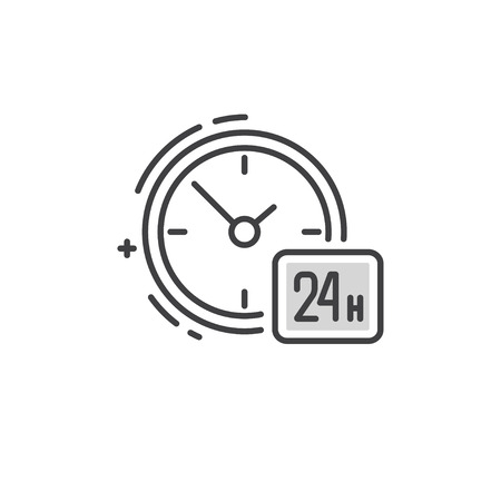 Line watch logoのイラスト素材