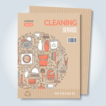 Cleaning concept illustrationのイラスト素材