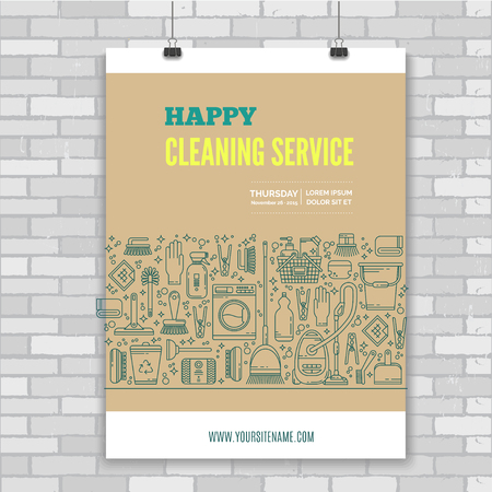 Cleaning concept illustrationのイラスト素材