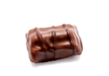 Chocolate candy sweet isolated on a white backgroundの写真素材