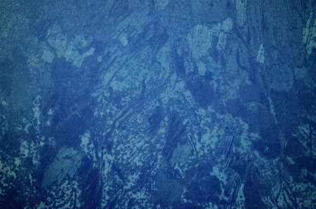 Beautiful dark blue abstract wall background. Texture banner with space for textの写真素材