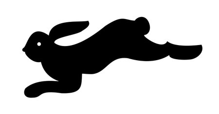 Rabbit baby tattooのイラスト素材