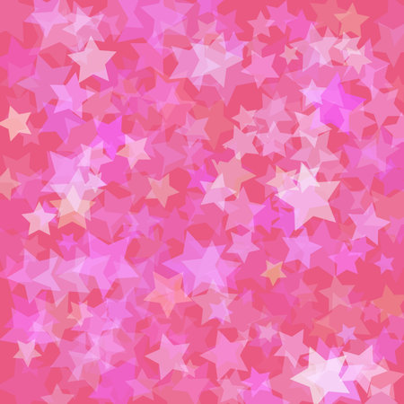 Stars pink backgroundのイラスト素材