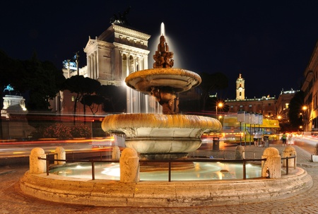 Fountain dell Ara Coeli, Italy, Romeのeditorial素材