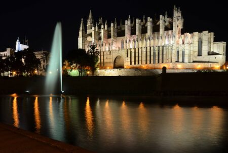 Cathedral, Mallorca, Spainの写真素材