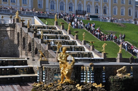 Peterhof, Russiaのeditorial素材