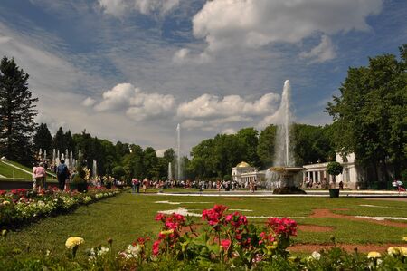 Peterhof, Russiaの写真素材