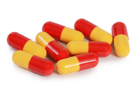The tablets close up. A medical background
