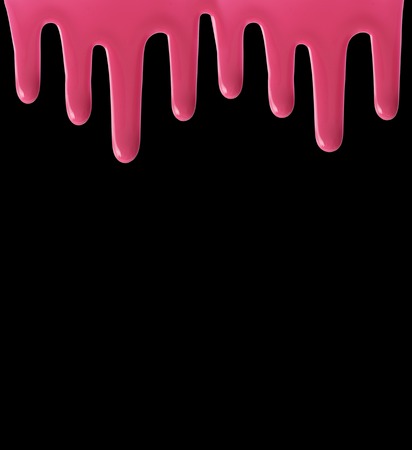 The nail Polish Splashes on black backgroundの写真素材