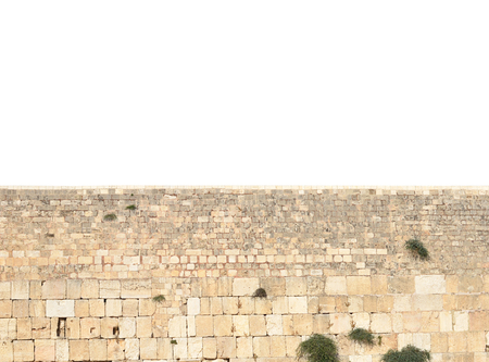 Wall from a white brick close upの写真素材