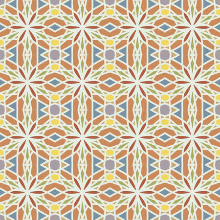 Seamless ornate pattern in Arabic style. Vector illustration.