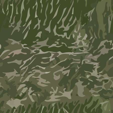 Seamless texture military camouflage repeats army green hunting.のイラスト素材