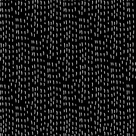 Vector illustration of hand drawn seamless pattern with dotted lines.のイラスト素材