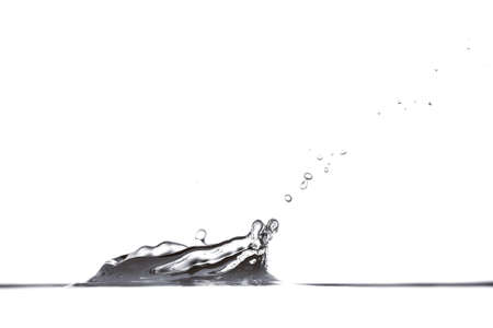 Splash on a water surfaceの写真素材