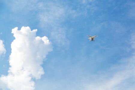 Quadcopter drone with the camera