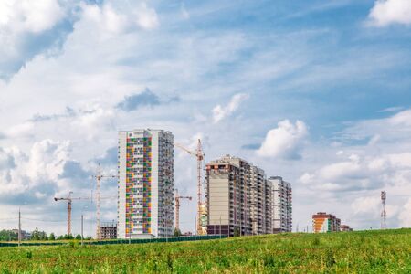 Construction of new houses near a glade
