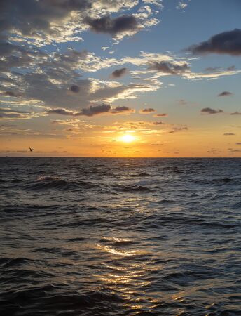 Beautiful sunrise on the Black seaの写真素材