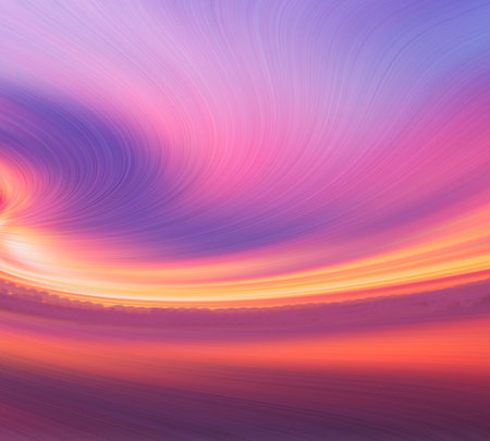 Striped orange and lilac stripes pattern. Repeating texture with lines and waves. High quality...