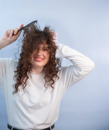 Emotional discomfort and pain during hair care caused by hair problems and difficult tangling.