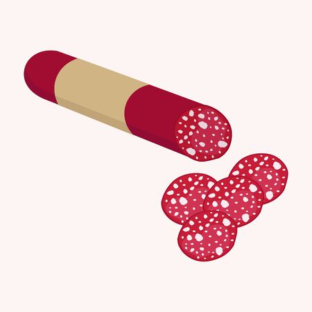 Sausage vector illustrationのイラスト素材