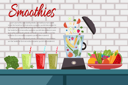 Blender food processor vector illustrationのイラスト素材
