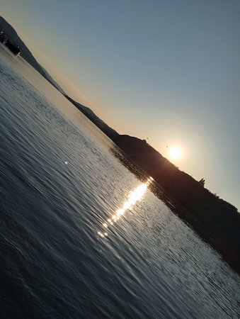Sunset on the Black Sea in Sevastopol, Crimea, Ukraine
