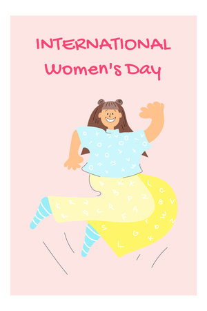 International Womens Day - March 8th.のイラスト素材