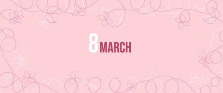 International Womens Day is a womens holiday, the day of womenのイラスト素材