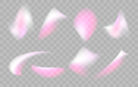 A gorgeous set of rainbow glows.のイラスト素材