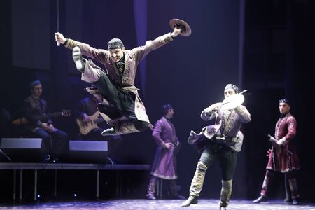 Belarus, the city of Gomel, 03/23/2017. Concert of Georgian National Ballet