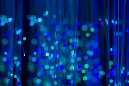 Blue striped bokeh background with stainsの写真素材