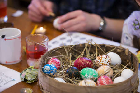 Master class on painting Easter eggs