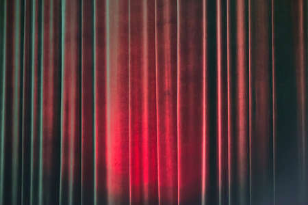 Velvet bardo background. Theatrical curtainsの写真素材