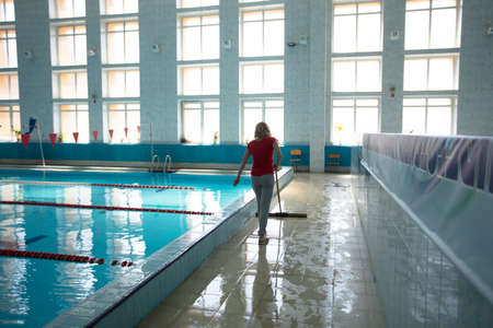 Cleaner in the sports pool.