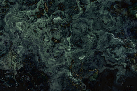 Texture of dark green marble with white veins. Abstract green marble. Glossy marble stone texture for digital wall tile designの写真素材