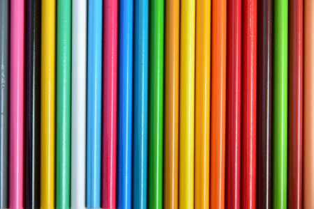 Colorful pencilsの写真素材