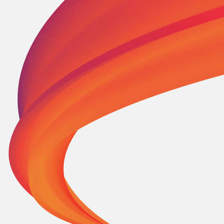 Bright abstract orange pattern on white background. Vector illustration.のイラスト素材