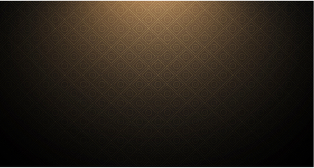 Brown poster with abstract geometric pattern. Vector background.のイラスト素材