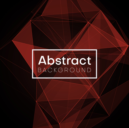 Red abstract background with geometric pattern. Creative solution for invitation, booklet or presentation design. Vector illustration.
のイラスト素材