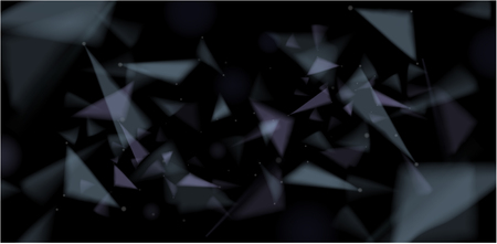Black abstract poster with blurred geometric pattern. Vector background.