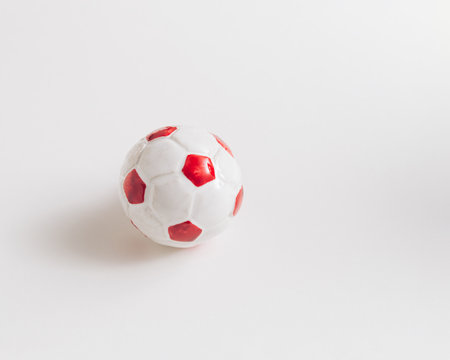 soccer ball on white background. world championship, european league.の写真素材