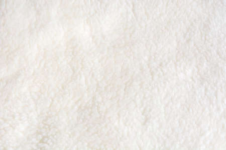 White fur close up background. Texture, abstract pattern.の写真素材