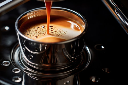 espresso with foamの素材