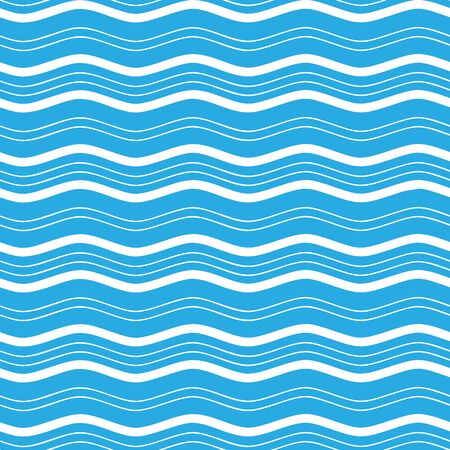 Seamless Abstract Wave Patternのイラスト素材