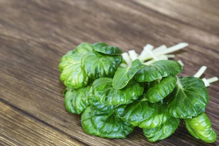 Natural vegetarian food, raw food diet, diet. Healthy vitamin nutrition. Fresh Chinese cabbage on...