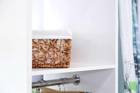 Organization of home space, order, cleanliness and comfort. Household goods storage equipment....